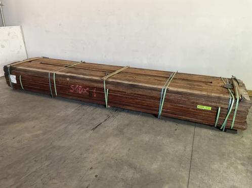 Veiling - 20x Angelim vermelho hardhouten tuinplank 450x10x2, Doe-het-zelf en Bouw, Hout en Planken, Nieuw