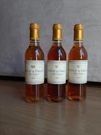 1996 Château de Fargues - Sauternes - Halve flessen (0.375L), Collections, Vins