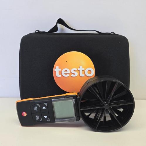Testo 417 Digitale 100 mm Vleugelrad Anemometer Incl. Kof..., Doe-het-zelf en Bouw, Meetapparatuur, Nieuw, Ophalen of Verzenden
