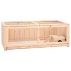 vidaXL Hamsterkooi 104x52x38 cm massief vurenhout, Dieren en Toebehoren, Verzenden, Nieuw