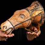 Paardenhoofd Rhyton – Reproductie Vaas - 280 mm -, Antiek en Kunst