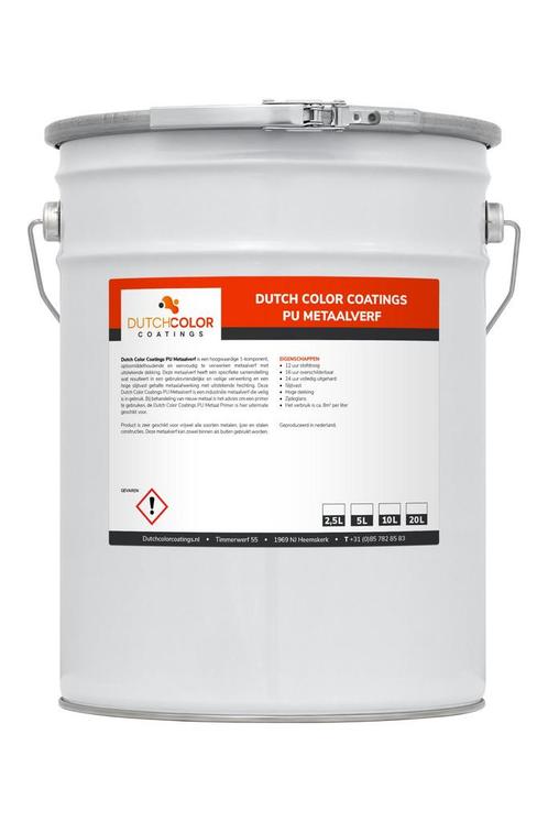 DCC PU Metaalverf Mengkleur 5L, Doe-het-zelf en Bouw, Verf, Beits en Lak, Nieuw, Verzenden