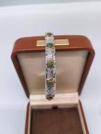 Zonder Minimumprijs - Armband Zilver - 2.00ct. tw. Smaragd, Nieuw