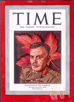 Cover Time Magazine1942 met Andrew McNaughton (lijst optie), Collections, Objets militaires | Seconde Guerre mondiale, Verzenden