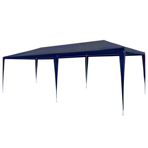 vidaXL Partytent 3x6 m PE blauw, Tuin en Terras, Partytenten, Nieuw, Verzenden