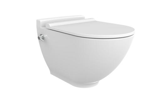 Roka White PACK - Wandcloset met sproeier en ingebouwde WARM, Doe-het-zelf en Bouw, Sanitair, Ophalen of Verzenden