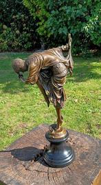 naar chiparus - sculptuur, scarab dancer - 40 cm - brons, Antiek en Kunst