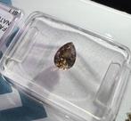 1 pcs Diamant - 0.50 ct - Peer - fancy bruinachtig, Bijoux, Sacs & Beauté