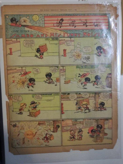 Sambo and his funny noises - 19 Krantenpaginas en strips -, Livres, BD | Comics