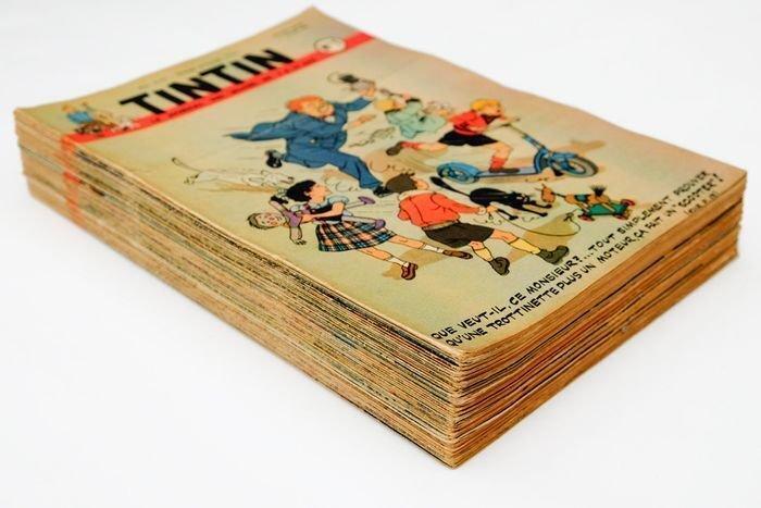 Tintin (magazine) N° 1 A N° 53 - 53 tijdschriften - Eerste, Boeken, Stripverhalen