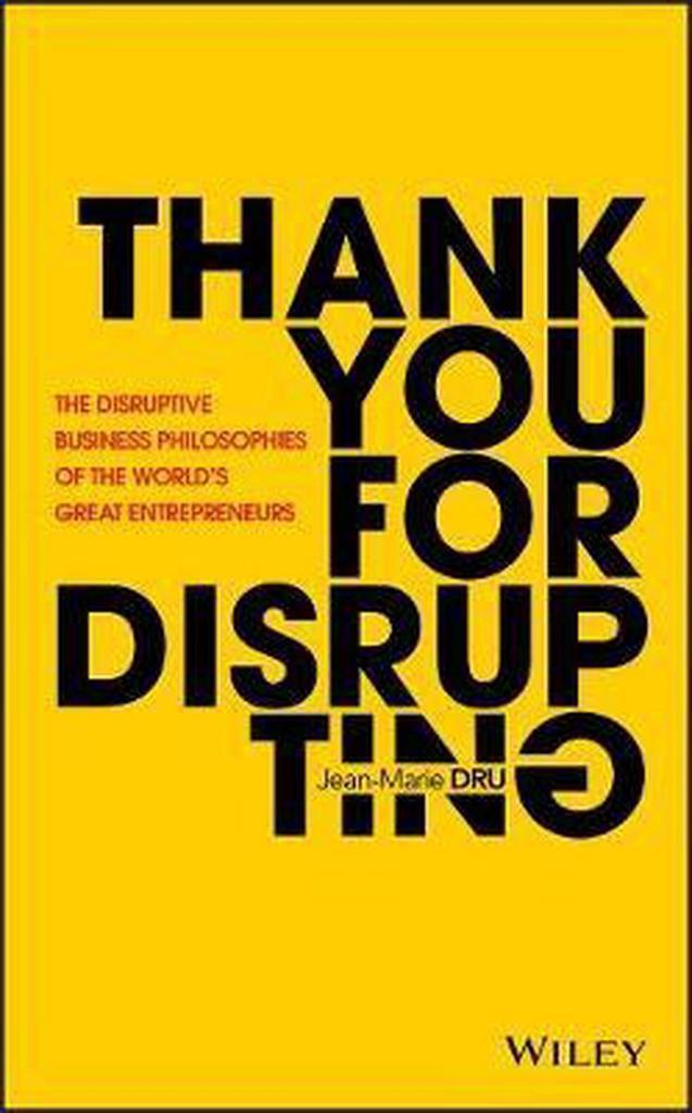 Thank You For Disrupting 9781119575658 Jean-Marie Dru, Boeken, Taal | Engels, Gelezen, Verzenden