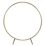 Backdrop Frame Bruiloft Cirkel - 200x56x210 cm - Goud, Verzenden