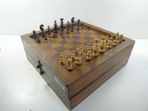 Antique backgammon et echiquier fin XVIII eme jeu déchecs, Antiek en Kunst, Antiek | Overige Antiek