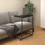vidaXL Bijzettafel met wieltjes 55x35x70 cm bewerkt hout, Huis en Inrichting, Tafels | Salontafels, Verzenden, Nieuw