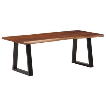 vidaXL Salontafel 110x55x40 cm massief acaciahout, Huis en Inrichting, Verzenden, Nieuw