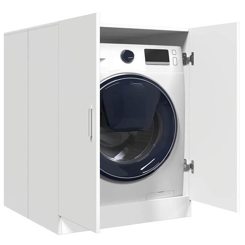 vidaXL Wasmachinekast 71x71,5x91,5 cm wit, Elektronische apparatuur, Wasmachines, Nieuw, Verzenden