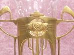 Jugendstil - Vaas - Verguld tin, Antiek en Kunst