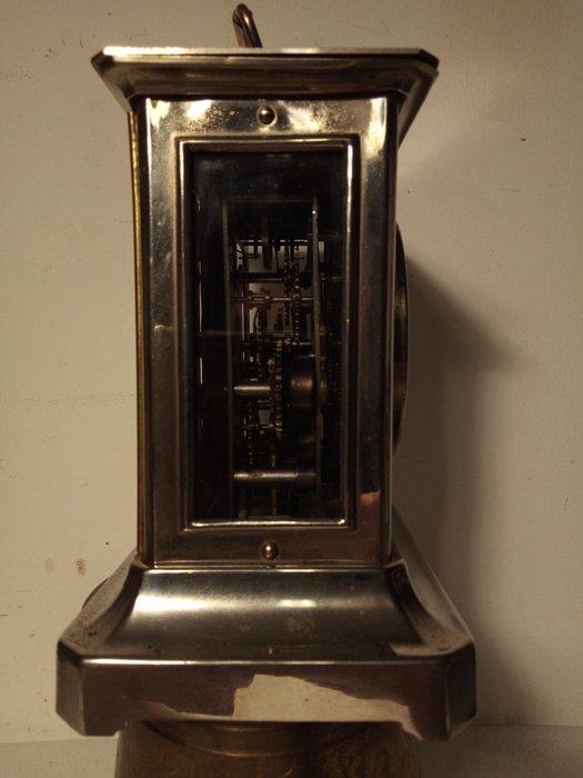 Reisklok - Junghans - Messing, Glas - 1930-1940 - Reiswekker, Antiek en Kunst, Antiek | Klokken