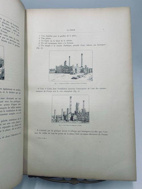 Albert Ballu - Théatre et Forum de Timgad (Antique, Antiek en Kunst, Antiek | Boeken en Manuscripten