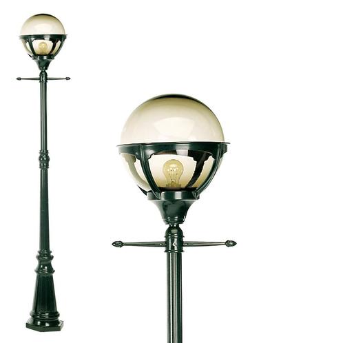 Tuinverlichting Bol Sumatra Lantaarnpaal Ø30cm, Tuin en Terras, Buitenverlichting, 50 tot 250 watt, Nieuw, Aluminium, Staande lamp