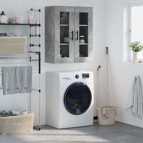 vidaXL Hangkast 69,5x34x90 cm betongrijs, Huis en Inrichting, Kasten | Dressoirs, Nieuw, Verzenden