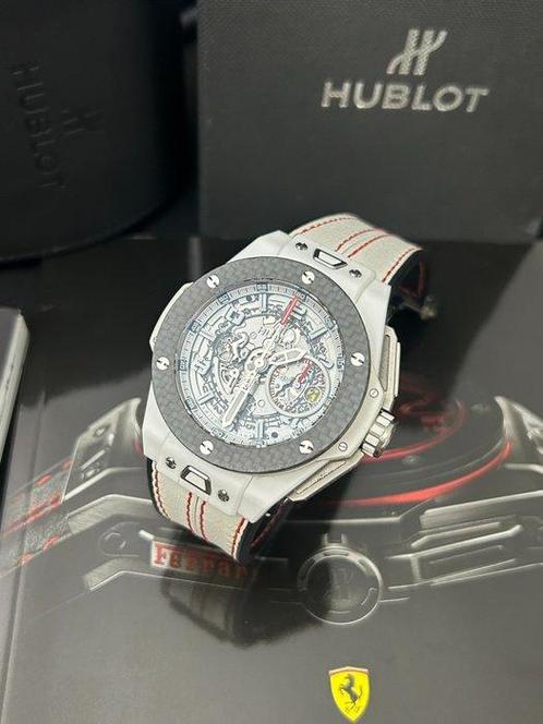Hublot - Big Bang Unico Ferrari - 401.HQ.0121.VR - Heren -, Handtassen en Accessoires, Horloges | Heren