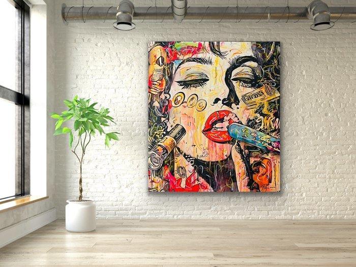 Joaquim Falco - SENSUAL MARILYN. XL, Antiek en Kunst, Kunst | Schilderijen | Modern