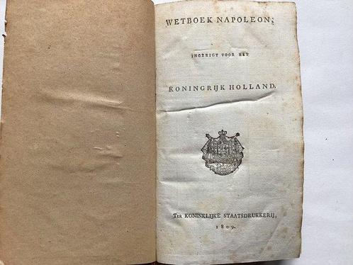 Lodewijk Bonaparte - Wetboek Napoleon, ingerigt voor het, Antiek en Kunst, Antiek | Boeken en Manuscripten