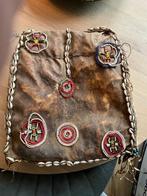 Sacoche en cuir traditionnelle dAfrique de lEst -, Antiek en Kunst