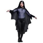 Halloween Zwarte Cape Vleermuis 120cm, Verzenden