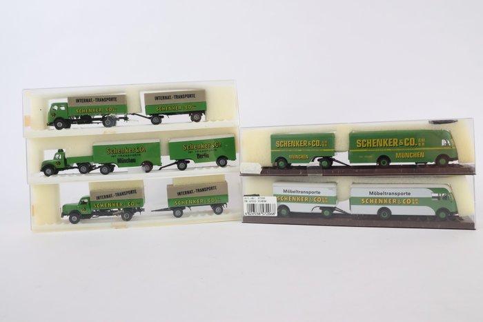 Brekina H0 - 4258/7320/7621/57206/57520 -, Hobby & Loisirs créatifs, Trains miniatures | HO