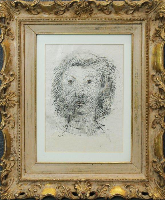 Marino Marini (1901-1980) - Ritratto di Marina, Antiek en Kunst, Kunst | Schilderijen | Modern