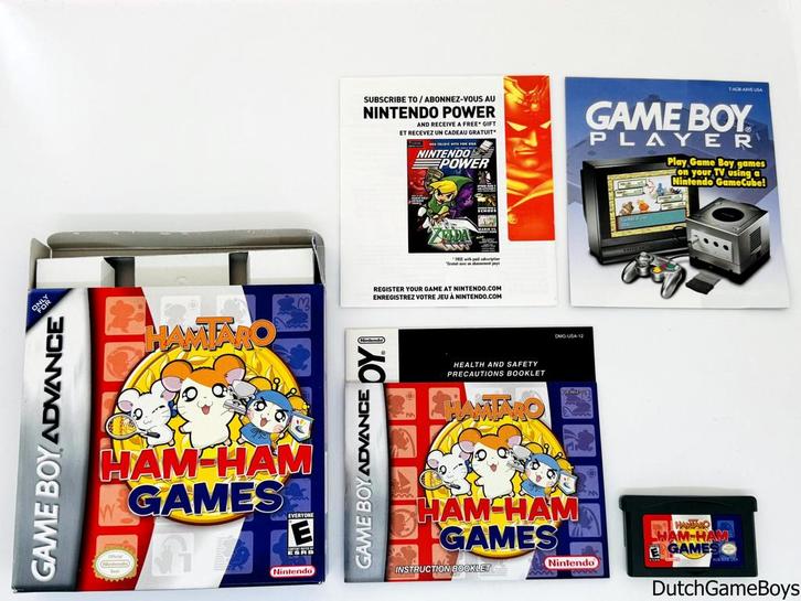 Gameboy Advance / GBA - Hamtaro - Ham-Ham Games - USA, Games en Spelcomputers, Games | Nintendo Game Boy, Gebruikt, Verzenden