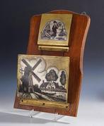 Tijdschriftenhouder - Art Deco Dagbladenhouder van hout en, Antiek en Kunst