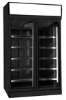 Vrieskast 2 Glazen Deuren | Zwart Model | 960 Liter |