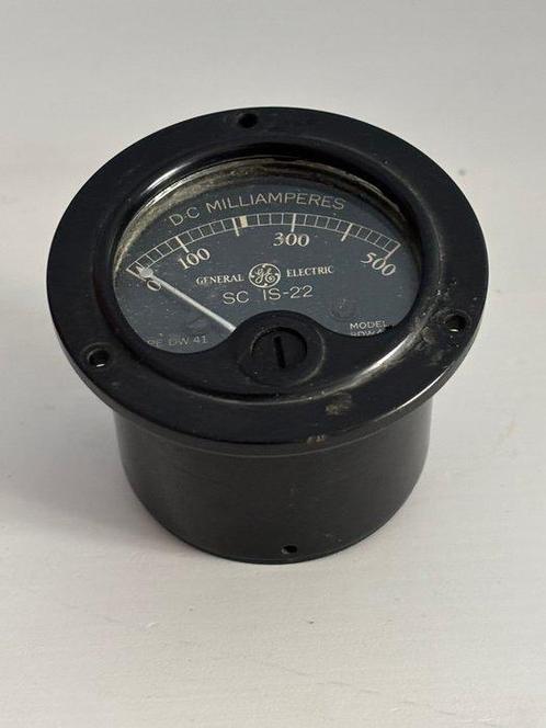 General Elektrik Milliampère en courant continu - 1940-1950, Antiek en Kunst, Antiek | Wandborden en Tegels