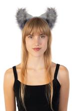 Haarband Grote Furry Oortjes Grijs Beer Vos Diadeem Dons Die, Ophalen of Verzenden, Nieuw