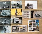 Banksy (1974) - 2 ensembles de timbres et de cartes postales, Gelopen