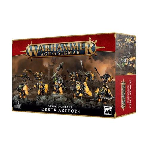 Orruk Warclans Orruk Ardboys (Warhammer Age of Sigmar Nieuw), Hobby & Loisirs créatifs, Wargaming, Enlèvement ou Envoi