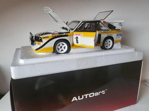 Autoart 1:18 - Model raceauto - Audi Sport Quattro S1 Rallye, Hobby en Vrije tijd, Modelauto's | 1:5 tot 1:12