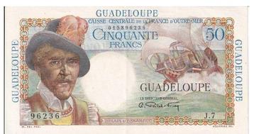 Guadeloupe. - 50 Francs ND (1947/49) - Pick 34 disponible aux enchères