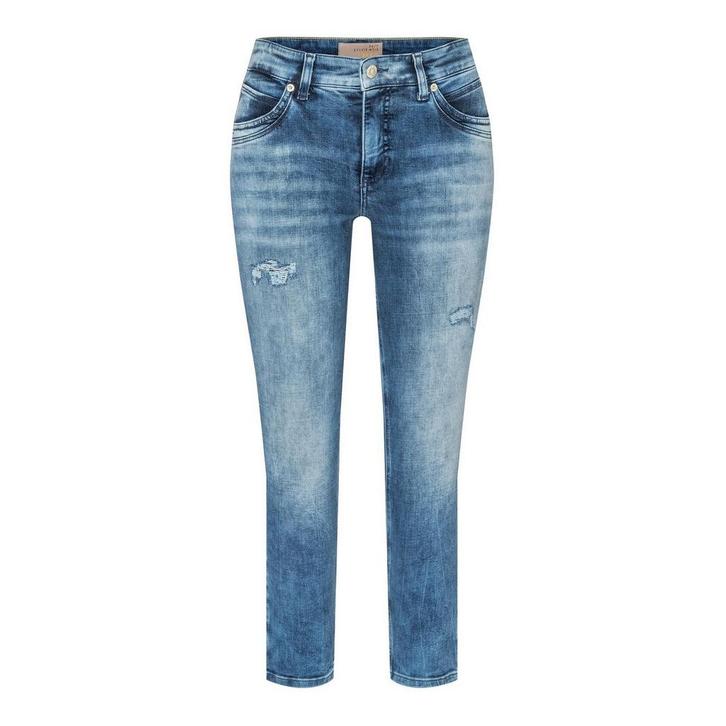 MAC • destroyed jeans Mel • 36, Kleding | Dames, Broeken en Pantalons, Blauw, Nieuw, Maat 36 (S), Verzenden