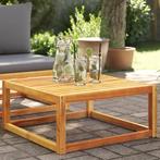 vidaXL Tuintafel 65x65x29 cm massief acaciahout, Tuin en Terras, Tuinsets en Loungesets, Verzenden, Nieuw