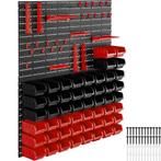 tectake Wanderek met 28 stapelboxen en gereedschapshouders -, Verzenden, Nieuw