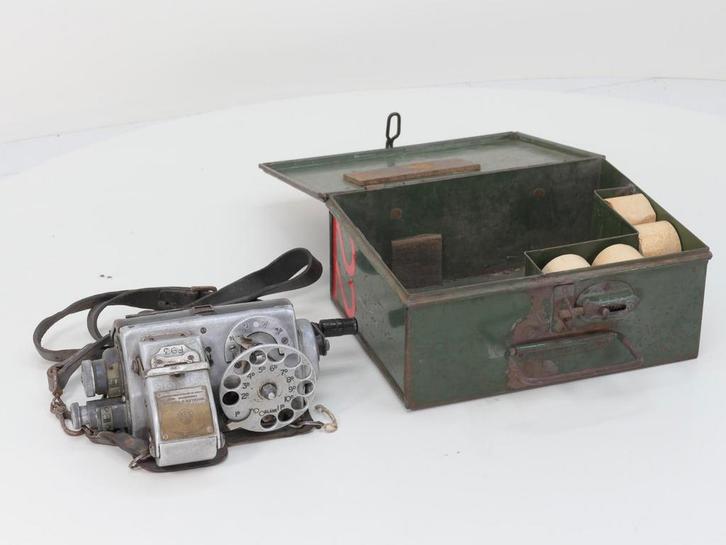 MYCALEX & TIM F93 + Original Metall Box Ticket machine ca..., Verzamelen, Spoorwegen en Tram, Overige typen, Gebruikt, Ophalen of Verzenden