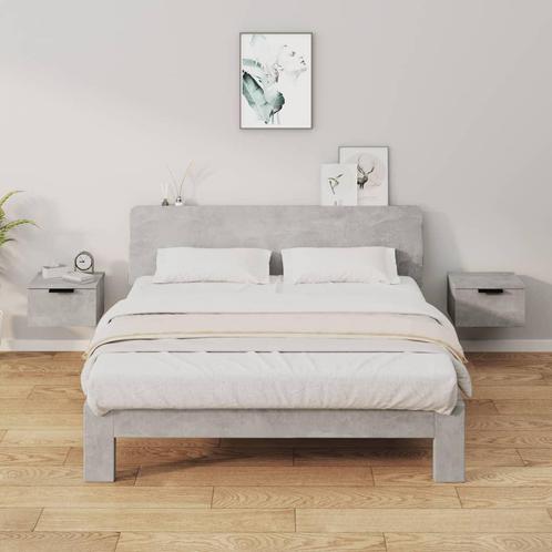 vidaXL Nachtkastjes 2 st wandgemonteerd 34x30x20 cm, Huis en Inrichting, Slaapkamer | Nachtkastjes, Nieuw, Verzenden