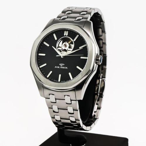 Murex - Open Heart Automatic - MUA657-SS-9 - Sans Prix de, Handtassen en Accessoires, Horloges | Heren