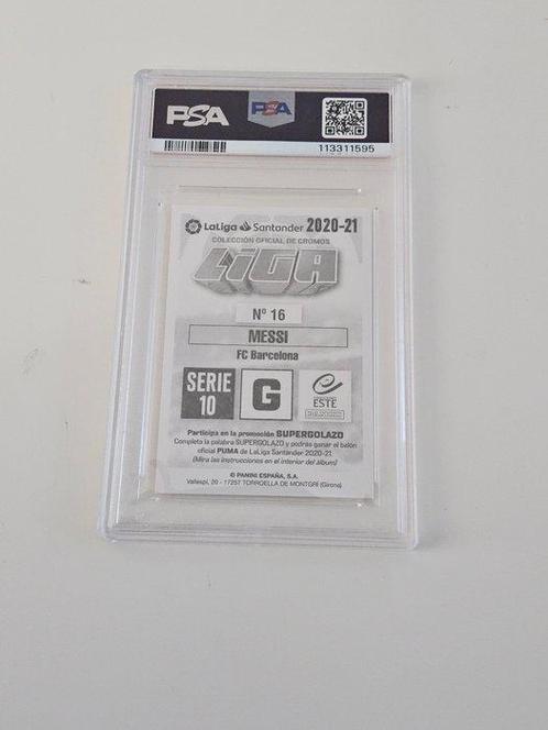 2020/21 Panini La Liga Lionel Messi #16 Serie 10 - PSA 9 - 1, Verzamelen, Stickers