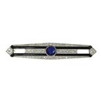 Broche - 18 karaat Witgoud -  1.20ct. tw. Diamant, Handtassen en Accessoires