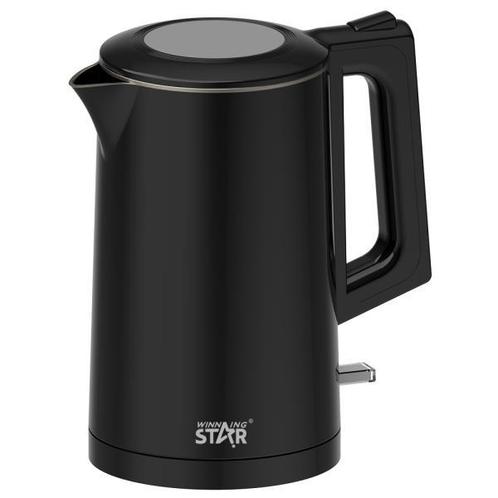 Winning Star  Waterkoker 1.7 Liter 1500w  Zwart, Elektronische apparatuur, Waterkokers, Ophalen of Verzenden